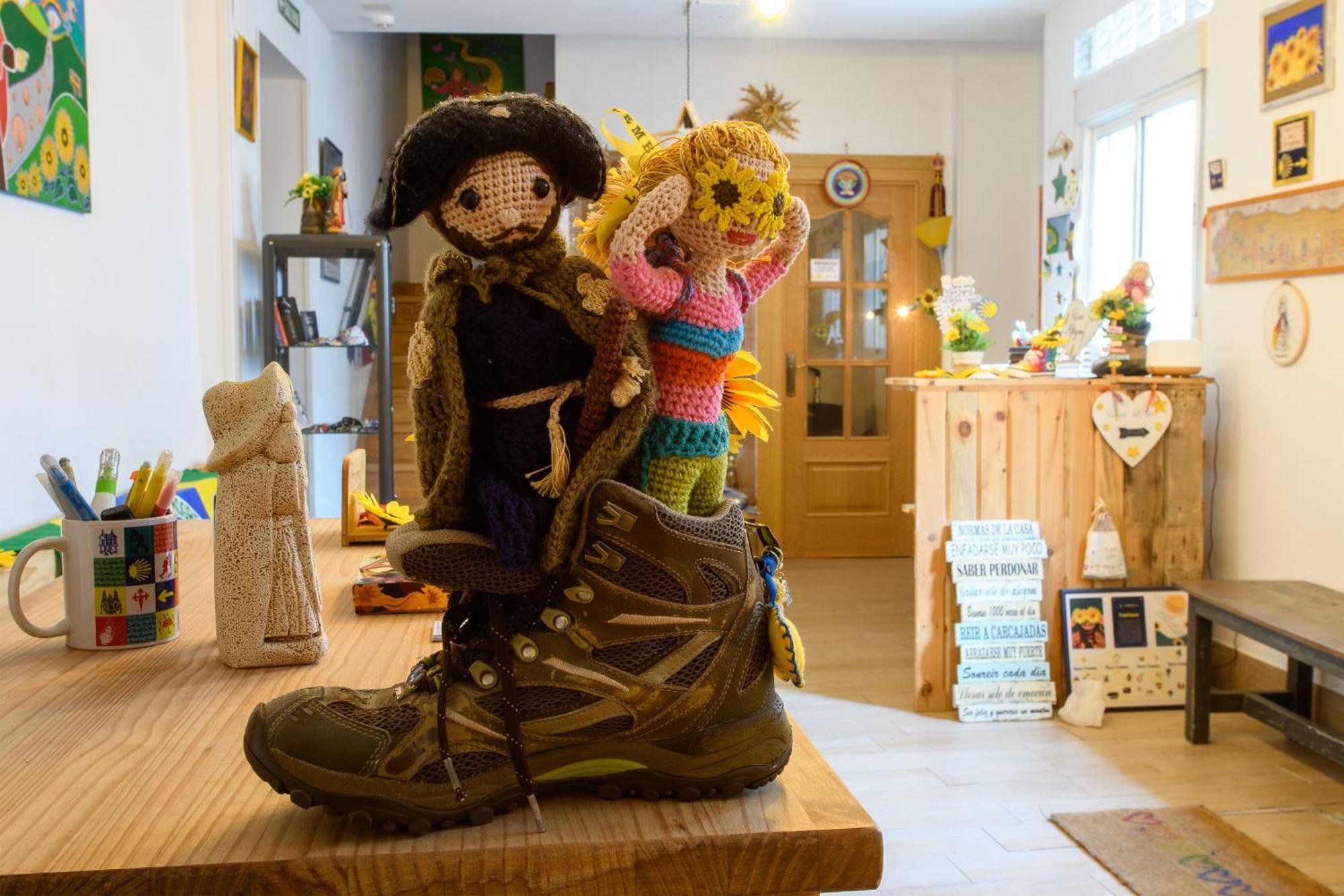 Albergue Estrella Guia ปวนเต ลา เรย์นา ภายนอก รูปภาพ
